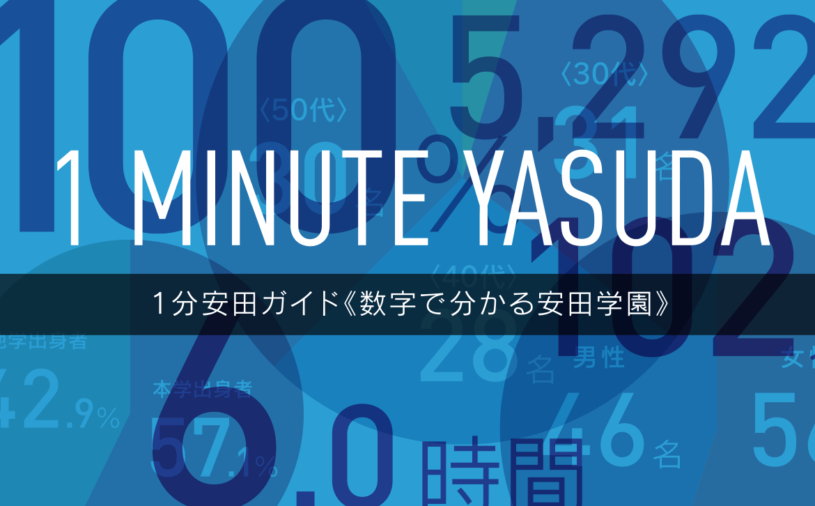 １分安田ガイド（数字で分かる安田学園）